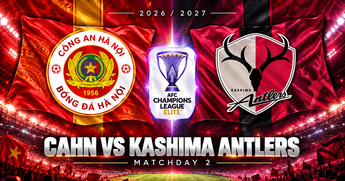 OK9: CAHN vs Kashima Antlers – Soi kèo Vòng loại AFC Champions League 1 OK9: CAHN vs Kashima Antlers – Soi kèo Vòng loại AFC Champions LeagueOK9: CAHN vs Kashima Antlers – Soi kèo Vòng loại AFC Champions League